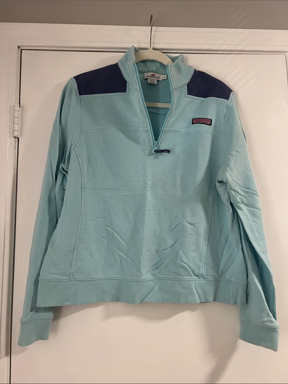 EUC Vineyard Vines Light Aqua Shep Shirt
